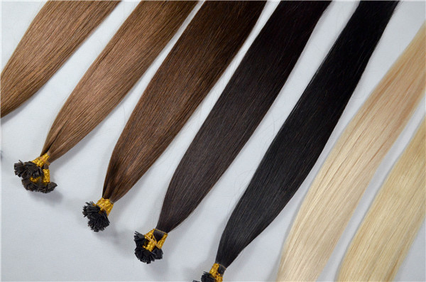 Flat-tip Italian keratin prebonded hair extensions   ZJ0073